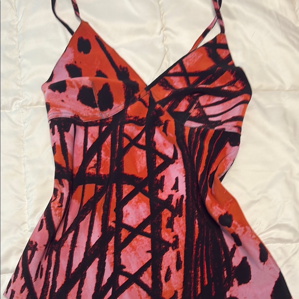 Norma Kamali Black and Red top